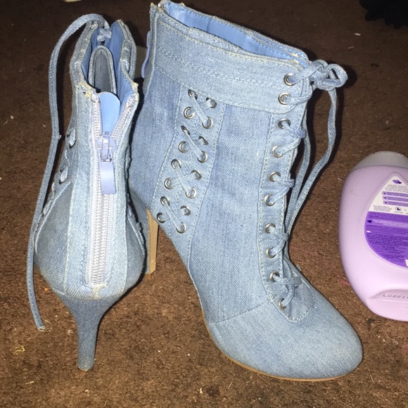 Blue jean heels - Picture 2 of 4